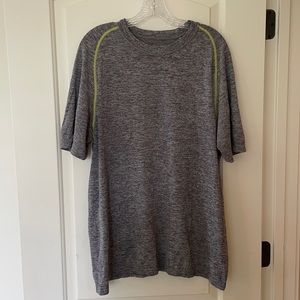 Grey Lulu lemon short sleeve shirt